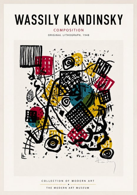 Kandinsky Composition IV No6 - Poszter
