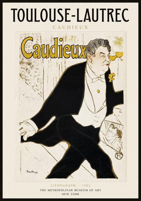 Toulouse-Lautrec Caudieux No1 - Poszter
