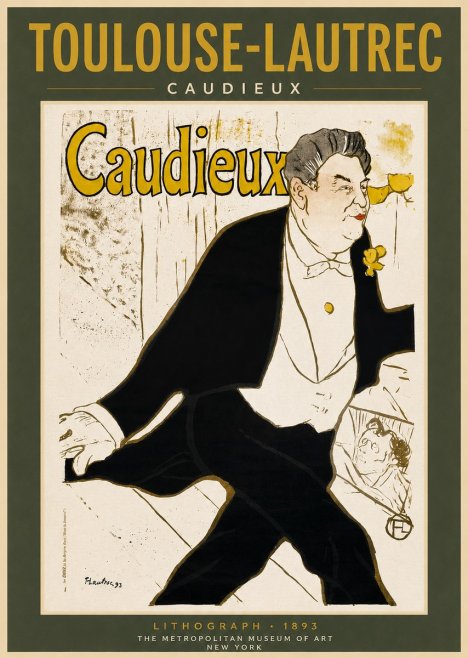 Toulouse-Lautrec Caudieux No2 - Poszter