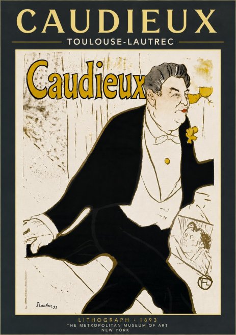 Toulouse-Lautrec Caudieux No6 - Poszter