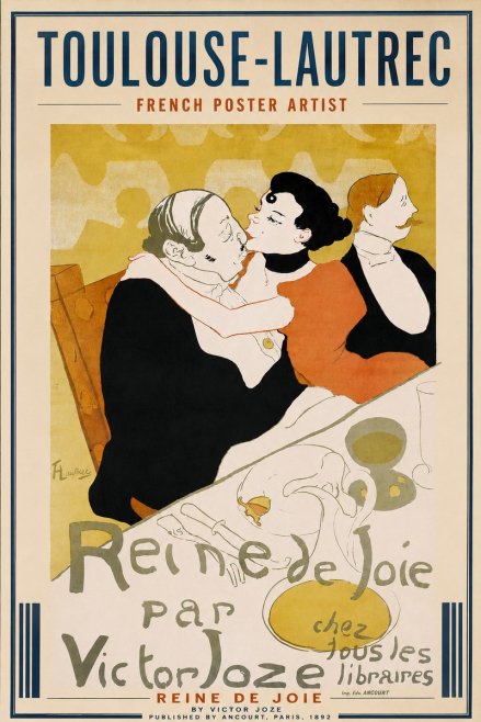 Toulouse-Lautrec Reine De Joie I No3 - Poszter