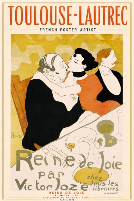Toulouse-Lautrec Reine De Joie I No5 - Poszter