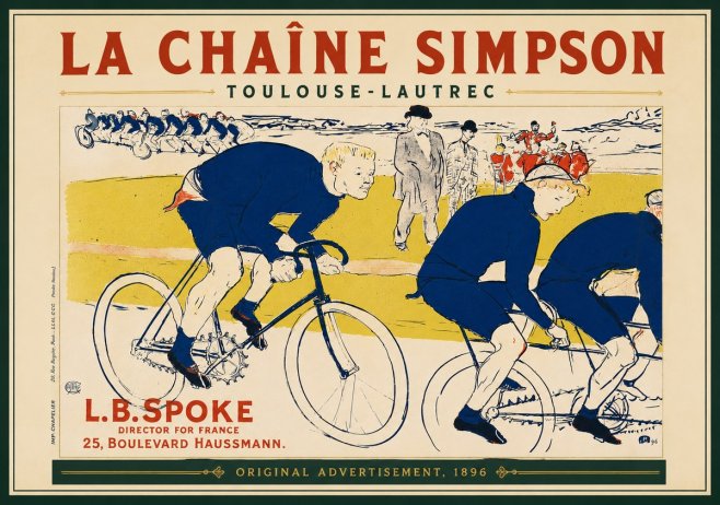 Toulouse-Lautrec La Chaîne Simpson No5 - Poszter