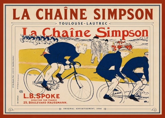 Toulouse-Lautrec La Chaîne Simpson No6 - Poszter