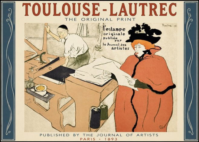 Toulouse-Lautrec L'estampe Originale No2 - Poszter