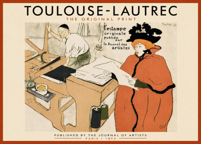 Toulouse-Lautrec L'estampe Originale No4 - Poszter