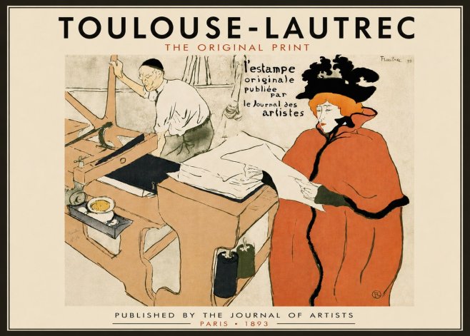 Toulouse-Lautrec L'estampe Originale No6 - Poszter