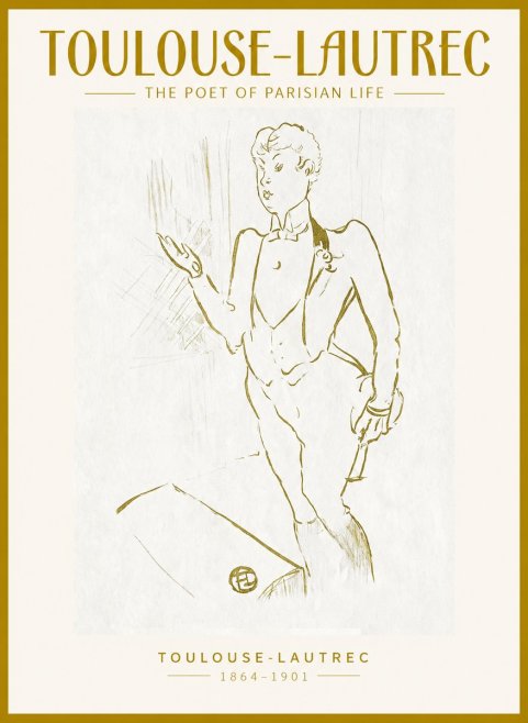 Toulouse-Lautrec The Poet of Parisian Life No1 - Poszter