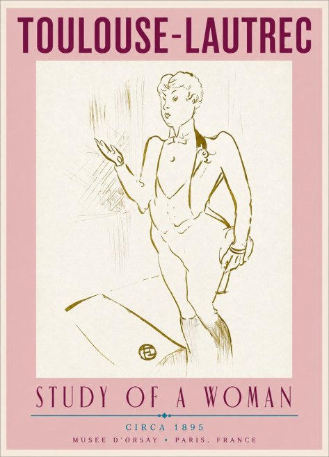 Toulouse-Lautrec The Poet of Parisian Life No4 - Poszter