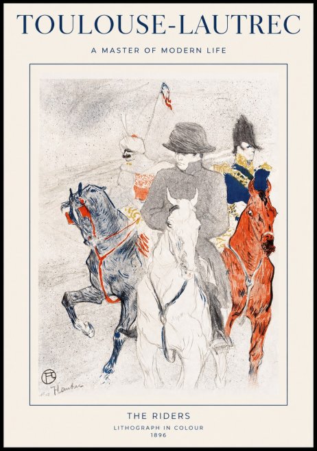 Toulouse-Lautrec The Riders No1 - Poszter