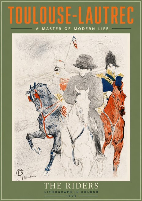 Toulouse-Lautrec The Riders No3 - Poszter