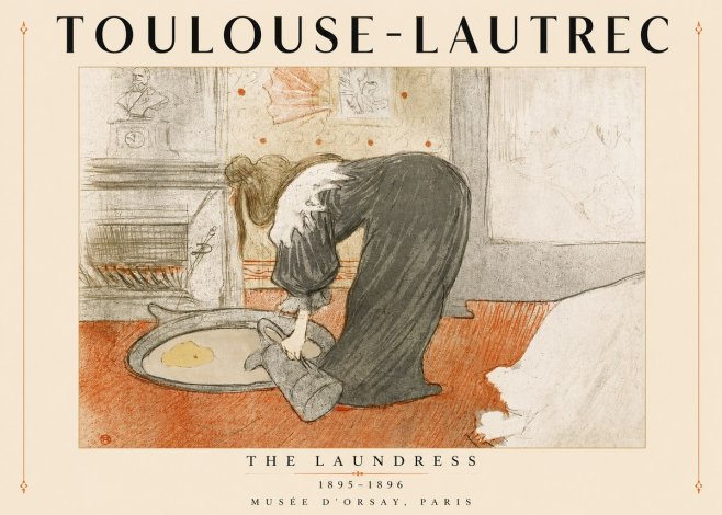 Toulouse-Lautrec The Laundress No4 - Poszter