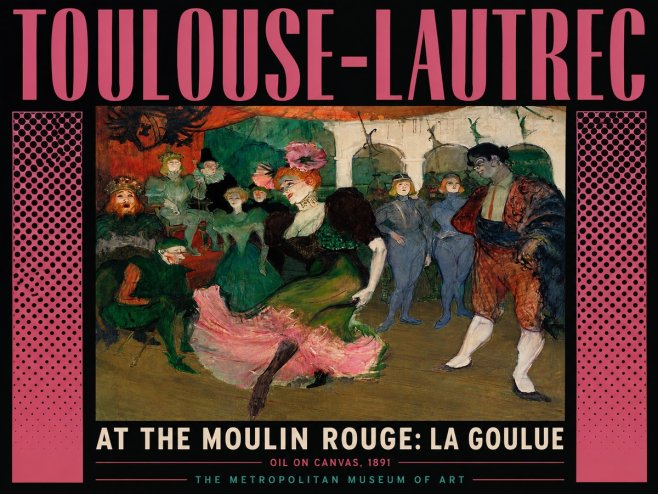 Toulouse-Lautrec At the Moulin Rouge: La Goulue No6 - Poszter
