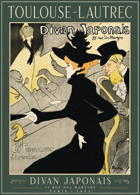 Toulouse-Lautrec Divan Japonais No6 - Poszter
