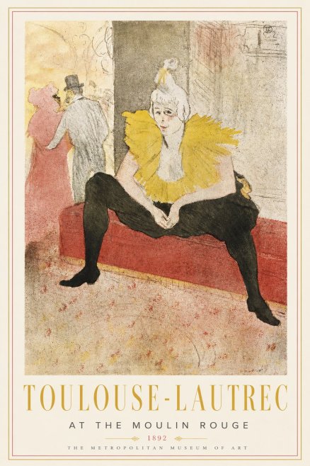 Toulouse-Lautrec At the Moulin Rouge X No3 - Poszter
