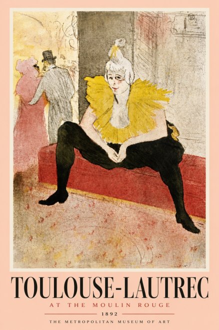 Toulouse-Lautrec At the Moulin Rouge X No6 - Poszter