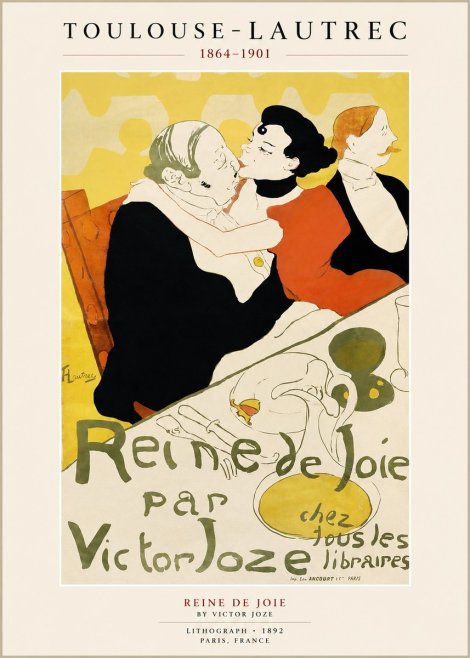 Toulouse-Lautrec Reine De Joie II No1 - Poszter