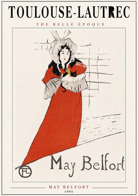 Toulouse-Lautrec May Belfort No2 - Poszter