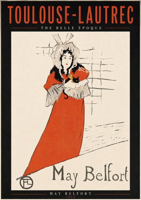 Toulouse-Lautrec May Belfort No3 - Poszter