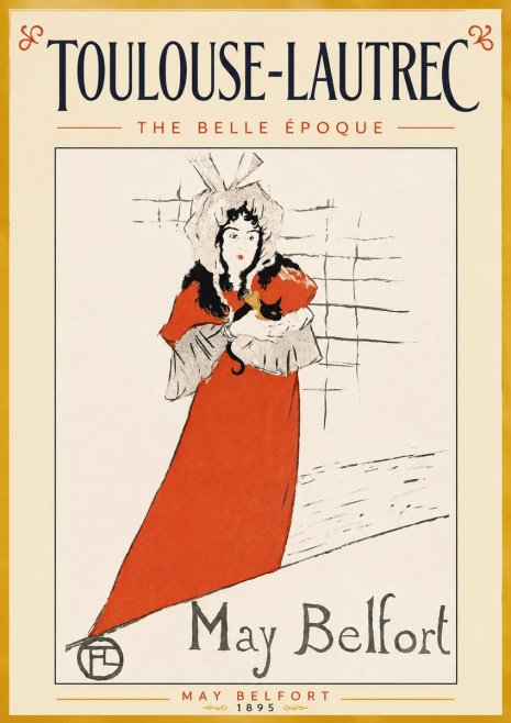 Toulouse-Lautrec May Belfort No5 - Poszter