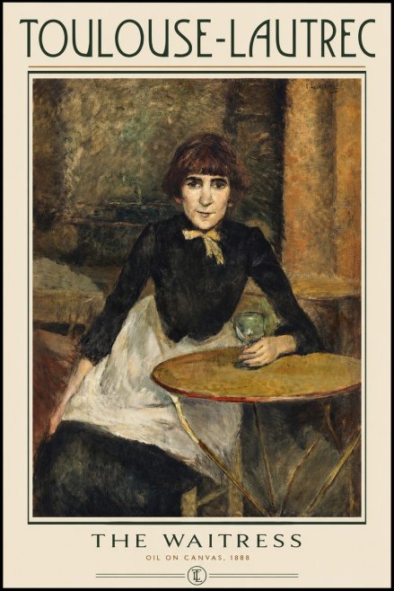 Toulouse-Lautrec The Waitress No2 - Poszter