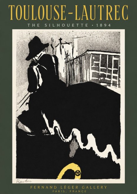 Toulouse-Lautrec The Silhouette No2 - Poszter