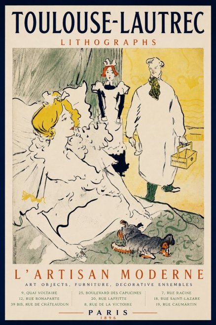 Toulouse-Lautrec L'artisan Moderne No3 - Poszter