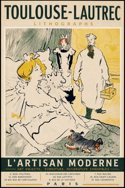 Toulouse-Lautrec L'artisan Moderne No5 - Poszter