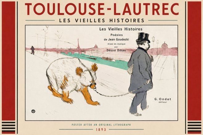 Toulouse-Lautrec Les Vieilles Histoires I No2 - Poszter