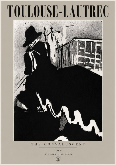 Toulouse-Lautrec The Convalescent No6 - Poszter