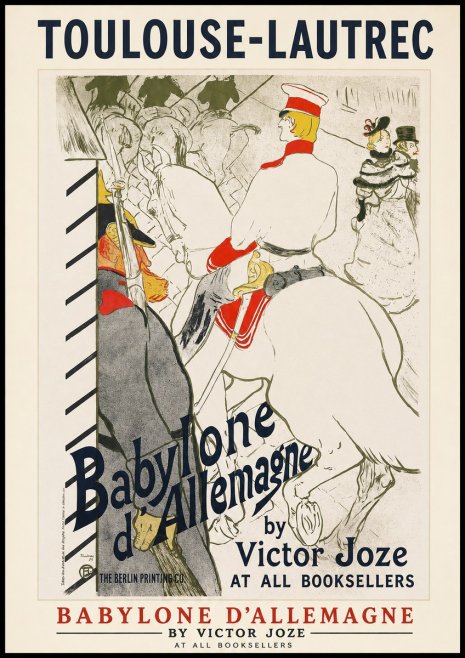 Toulouse-Lautrec Babylone D'allemagne No1 - Poszter