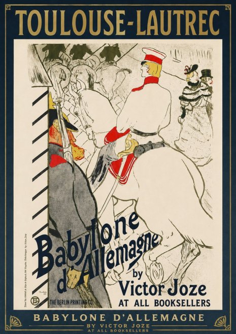 Toulouse-Lautrec Babylone D'allemagne No3 - Poszter