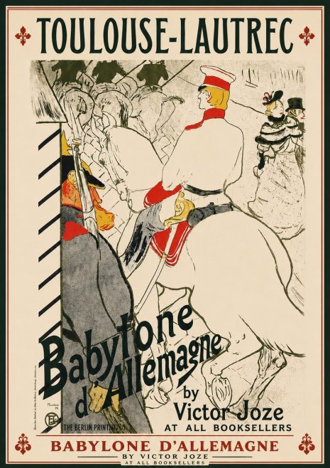 Toulouse-Lautrec Babylone D'allemagne No5 - Poszter