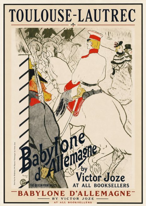 Toulouse-Lautrec Babylone D'allemagne No6 - Poszter