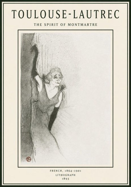 Toulouse-Lautrec The Spirit of Montmartre No1 - Poszter