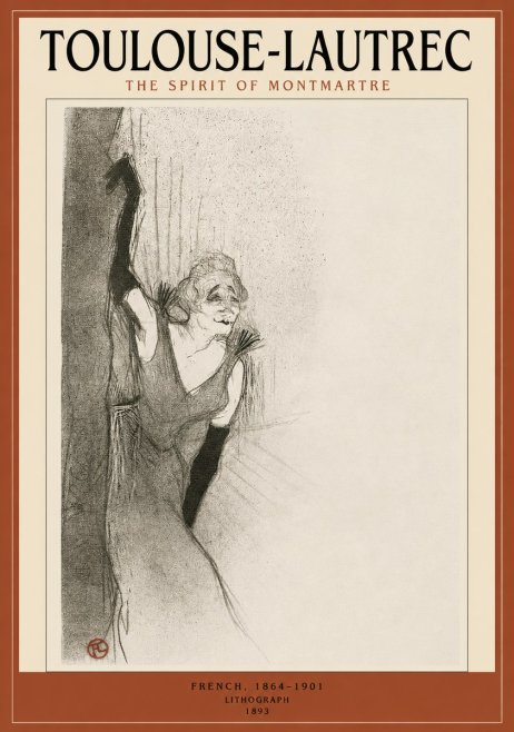 Toulouse-Lautrec The Spirit of Montmartre No2 - Poszter