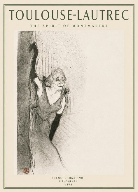 Toulouse-Lautrec The Spirit of Montmartre No3 - Poszter