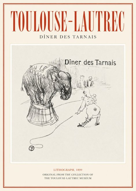 Toulouse-Lautrec Dîner Des Tarnais No1 - Poszter