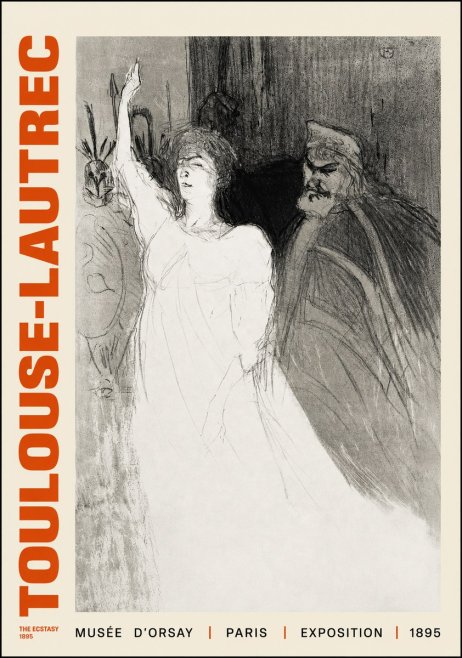 Toulouse-Lautrec The Ecstasy No2 - Poszter