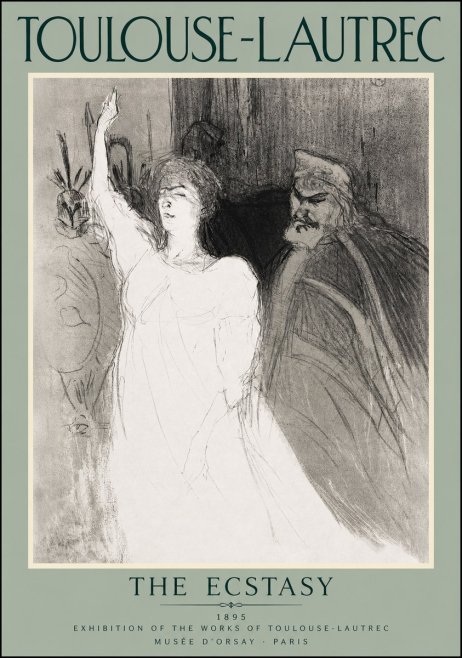 Toulouse-Lautrec The Ecstasy No3 - Poszter