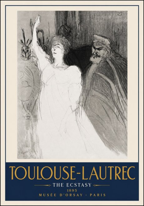 Toulouse-Lautrec The Ecstasy No4 - Poszter