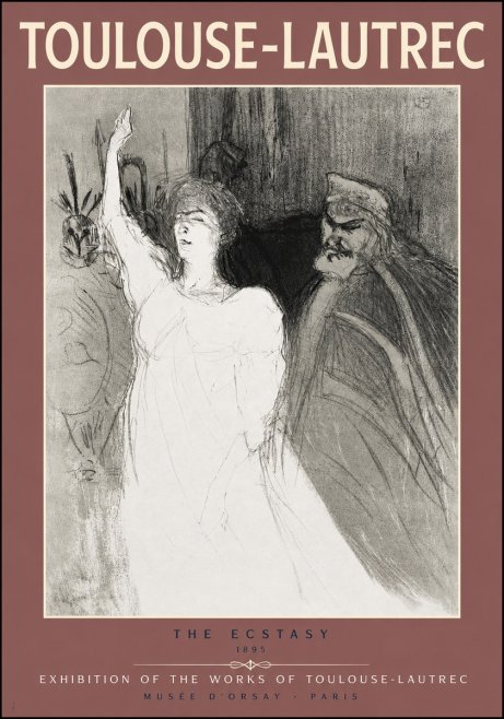 Toulouse-Lautrec The Ecstasy No5 - Poszter