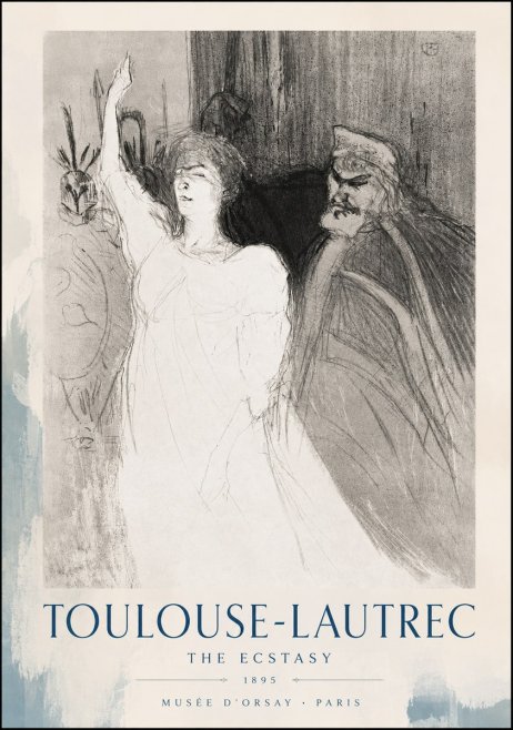 Toulouse-Lautrec The Ecstasy No6 - Poszter