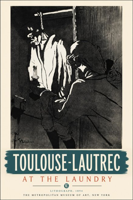 Toulouse-Lautrec At the Laundry No6 - Poszter