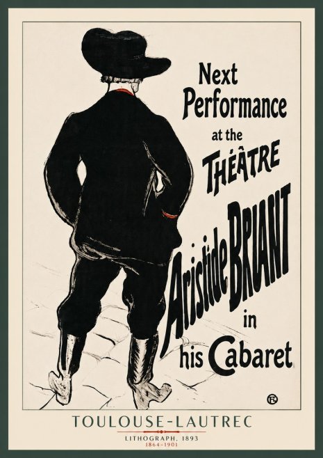 Toulouse-Lautrec Next Performance at the Théâtre Aristide Bruant in His Cabaret No3 - Poszter