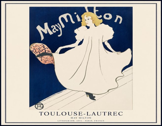 Toulouse-Lautrec May Milton No1 - Poszter
