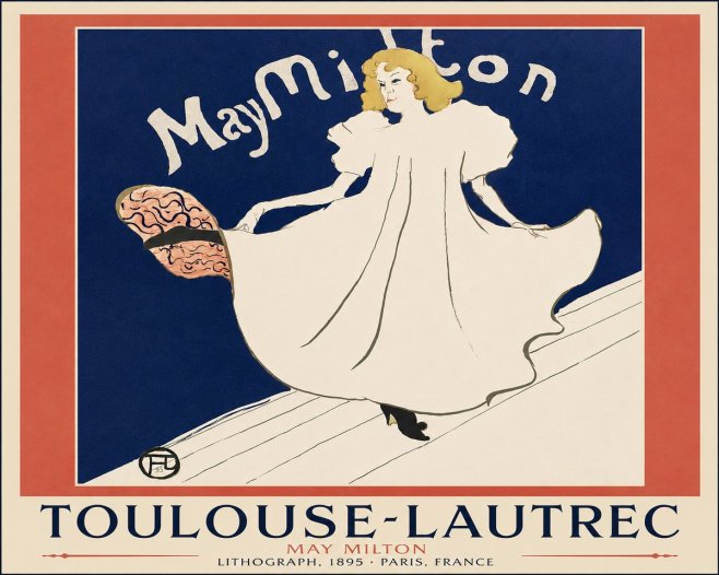 Toulouse-Lautrec May Milton No4 - Poszter