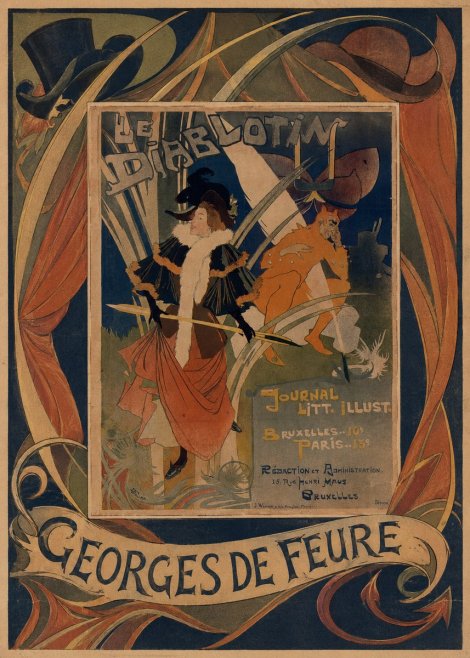Georges de Feure Le Diablotin I No5 - Poszter