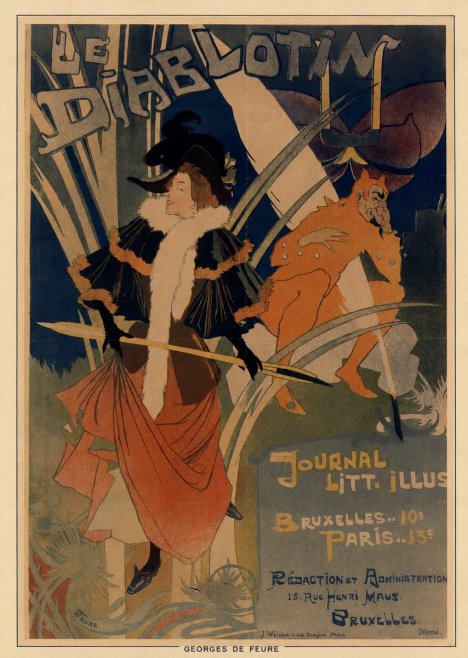 Georges de Feure Le Diablotin I No6 - Poszter