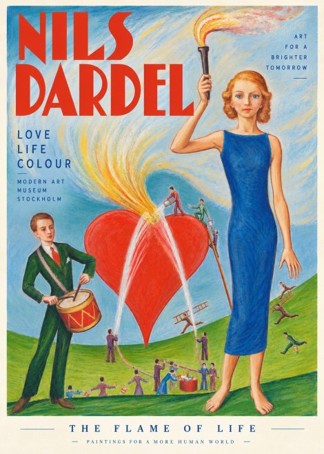 Nils Dardel The Flame of Life No3 - Poszter